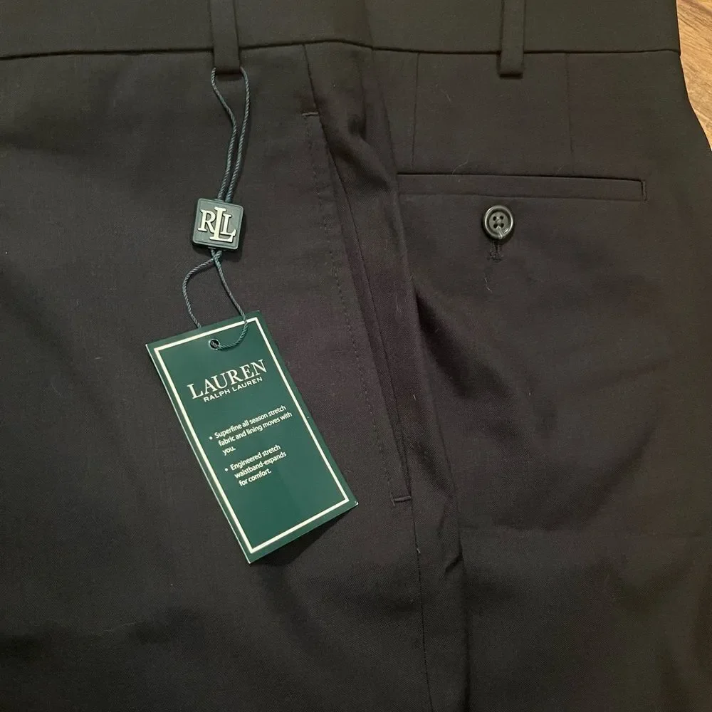 NWT Lauren Ralph Lauren Black Dress Pants